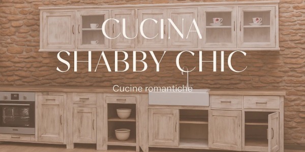 Cucina Shabby Chic: moduli in legno, colori e ispirazioni d’arredo Orissa