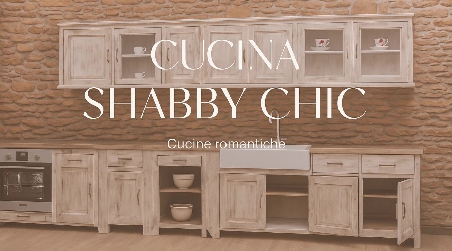 Cucina Shabby Chic: moduli in legno, colori e ispirazioni d’arredo Orissa